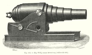 Big-Will, cano Armstrong, calibre 600 (gravura) de European School