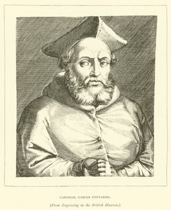 Cardeal Gaspar Contarini (gravura) de European School