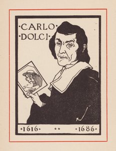 Carlo Dolci, artista barroco italiano (litografia) de European School