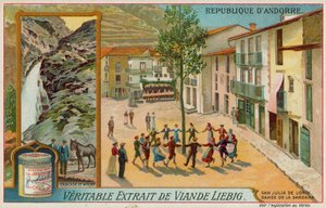 Dançarinos Cascade de Moles e Sardana em San Julia de Loria de European School