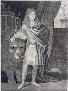 Carlos XI, Rei da Suécia (gravura) de European School