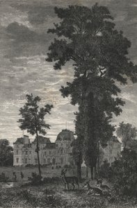 Chateau De MM Pereire A Armainvilliers (gravura) de European School