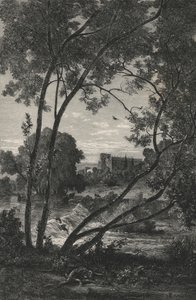 Chatsworth, Au Duc De Devonshire, Angleterre (gravura) de European School