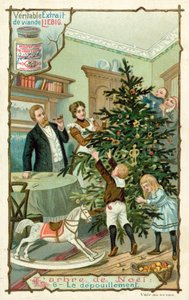 Árvore de Natal (chromolitho) de European School
