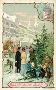 Árvore de Natal (chromolitho) de European School