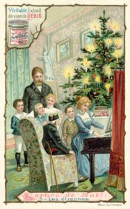Árvore de Natal (chromolitho) de European School