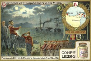 Travessia do Estreito de Messina na noite de 19 a 20 de agosto de 1860 de European School