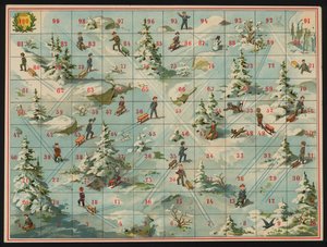 Em La Montagne (cor litho) de European School