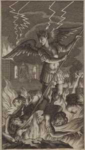 Representação do inferno (gravura) de European School