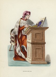 Docteur Des Lois (gravura colorida) de European School