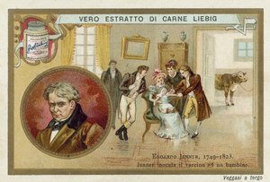 Edward Jenner, médico inglês e cientista que descobriu uma vacina contra a varíola de European School