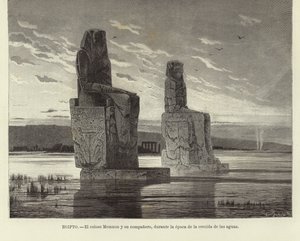 Egito - os colossos de Memnon de European School