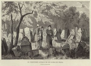 O antigo cemitério dos judeus em Praga de European School