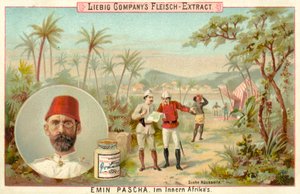 Emin Pasha na África Central (chromolitho) de European School