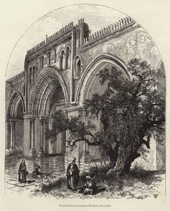 Fachada, de, a, el-aksa, mesquita, jerusalém de European School