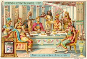 Festa sob os faraós do Antigo Egipto (chromolitho) de European School