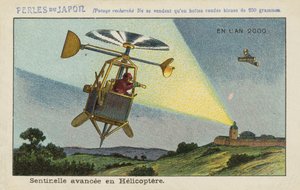 Sentinela avançada em um helicóptero no ano 2000 de European School
