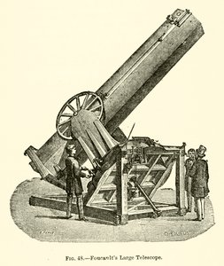 Telescópio Grande de Foucault (gravura) de European School