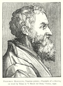 Francesco Marcolini, impressor veneziano (gravura) de European School