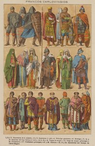 Francos Carlovingios (cor litho) de European School