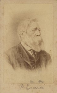 Friedrich Engels, filósofo e cientista social alemão, um dos fundadores da teoria marxista (litografia) de European School