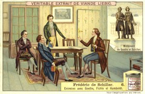 Friedrich Schiller, filósofo alemão, poeta e dramaturgo de European School