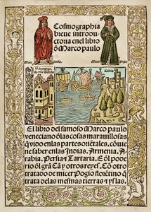Frontispício da obra O Milhão de Marco Polo de European School