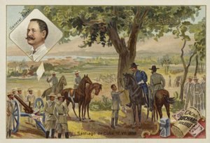 General Toral e a rendição dos espanhóis após o cerco de Santiago de Cuba, Guerra Hispano-Americana, 17 de julho de 1898 de European School