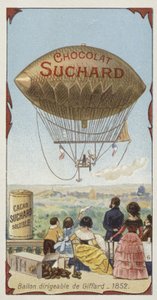 Dirigível dirigível de Giffards, 1852 de European School