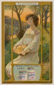 Menina com flores amarelas de European School