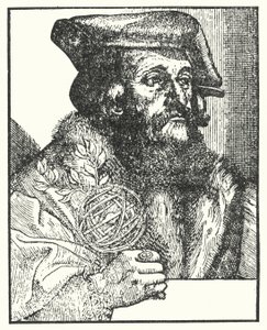 Girolamo Fracastoro, que escreveu o poema Sífilis sive Morbus Gallicus (gravura) de European School