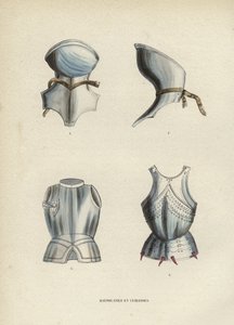 Hausse-Cols Et Cuirasses (gravação a cores) de European School