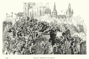 Heroic Defence of Erlau (gravura) de European School