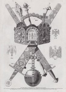 Jóias da coroa imperial da Alemanha (gravura) de European School