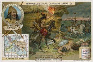 Invasão dos hunos sob Átila, 444 de European School