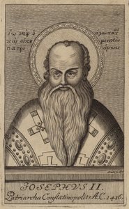José II, Patriarca de Constantinopla (gravura) de European School