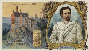 Rei Ludwig II da Baviera e Castelo de Neuschwanstein de European School