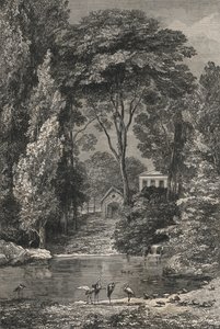 O Vale Suíço no Jardin Des Plantes De Paris (gravura) de European School