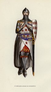 Le Chevalier Gifford De Leckhampton (gravura colorida) de European School