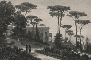 Le Monte-Pincio A Rome (gravura)
