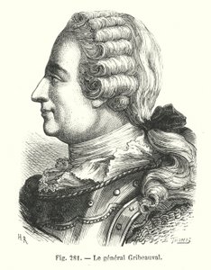 Le general Gribeauval (gravura) de European School