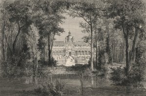 Os Tuileries sob Henri IV (gravura) de European School