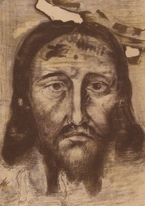 Imagem de Jesus Cristo: Da Igreja de São Bartolomeu, Génova (cromolitografia) de European School