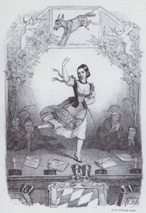 Lola Montez Dançando História da Baviera (litho) de European School