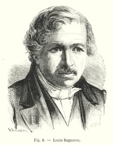 Louis Daguerre (gravura) de European School