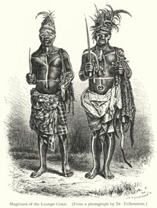 Magos da Costa do Loango (gravura) de European School