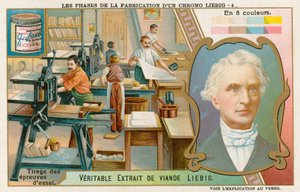 Fazendo um Chromolithograph Liebig de European School