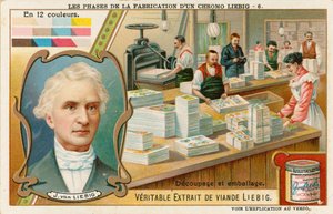 Fazendo um Chromolithograph Liebig de European School