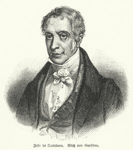 Manuel Jose Quintana, poeta espanhol (litho) de European School