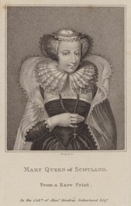Maria, Rainha dos Escoceses (gravura) de European School